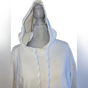Marc NYC Pullover Ribbed Hoodie Sweatshirt Soft Hoodie US Women's Size XL